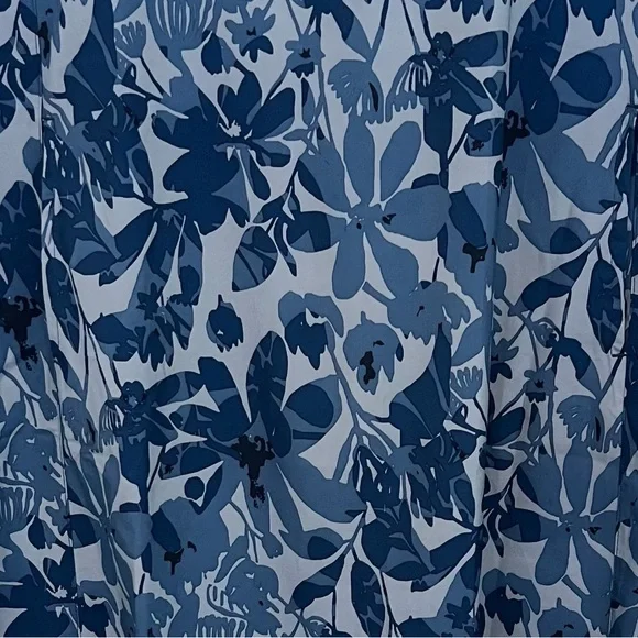 Ripskirt Hawaii Blue Floral Midi Dress - Picture 3 of 5